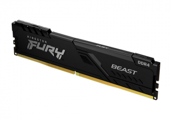 .4GB DDR4-2666MHz  Kingston FURY Beast (KF426C16BB/4), CL16-18-18, 1.2V, Intel XMP 2.0, Black