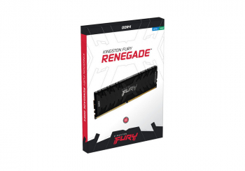 16GB DDR4-4000MHz  Kingston FURY Renegade (KF440C19RB1/16), CL19-23-23, 1.35V, Intel XMP 2.0, Black