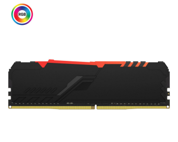 16GB DDR4-3600MHz  Kingston FURY Beast RGB (KF436C18BBA/16), CL18-22-22, 1.35V, Intel XMP 2.0, Blk