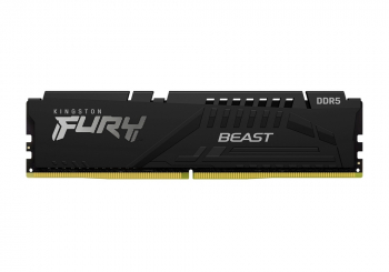 16GB DDR5-5200MHz  Kingston FURY Beast (KF552C40BB-16), CL40-40-40, 1.25V, Intel XMP 3.0, Black