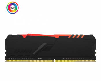 .8GB DDR4-3000MHz  Kingston FURY Beast RGB (KF430C15BBA/8), CL15-17-17, 1.35V, Intel XMP 2.0, Black