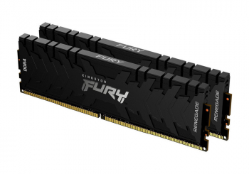 32GB DDR4-4000MHz  Kingston FURY Renegade (Kit of 2x16GB) (KF440C19RB1K2/32), CL19, 1.35V, Black
