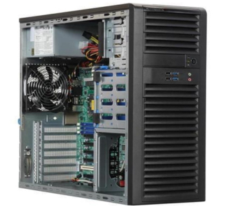 SuperServer SYS-7037A-IL (E5-2420V2/2x4Gb DDR3/2x500Gb/DVD-RW/w.o. VGA Card)