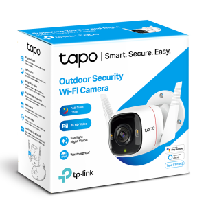 TP-Link TAPO C320WS, 4Mpix, Outdoor Security, f/1.61, Sensor 1/3", Wi-Fi/LAN Camera