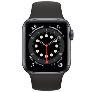 Apple Watch SE 40mm Space Gray Aluminum Case with Black Sport Band, MYDP2 GPS, Space Gray