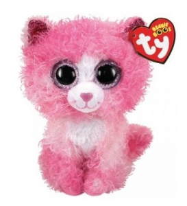 BB REAGAN - pink cat with curly hair 15 cm