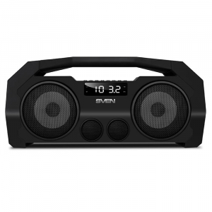 Speakers SVEN "PS-465" 18w, Black, Bluetooth, microSD, FM, AUX, USB, power:1800mA, USB, DC5V