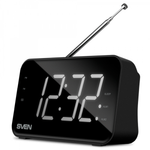 Speakers SVEN Tuner "SRP-100"  2W,FM,LED, built-in clock and alarm, battery