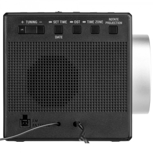 SONY ICF-C1PJ, Gray, Clock Radio with Time Projector, AM/FM
