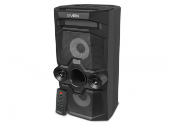 Speakers SVEN "PS-655" 50w, Black, TWS, Bluetooth, FM, USB, microSD, LED-display, RC, 2x4400mA*h