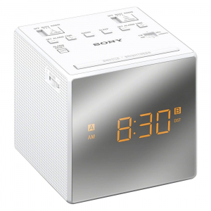 SONY ICF-C1T, White, Clock Radio with dual alarm, AM/FM