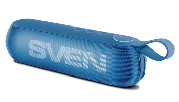 Speakers SVEN "PS- 75" Blue, Bluetooth, FM, USB, microSD, 6w, Li-ion 1200mAh, Mic, DC 5 V
