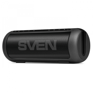 Speakers SVEN "PS-250BL" 10w, Black, Bluetooth, microSD, FM, AUX, Mic, power: 2200mA, USB, DC 5V
