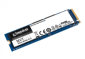 .M.2 NVMe SSD 2.0TB  Kingston  NV1 [PCIe 3.0 x4, R/W:2100/1700MB/s, 480TBW, 3D-NAND QLC]