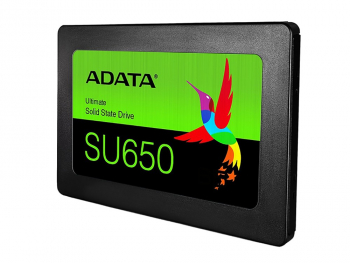 2.5" SATA SSD  480GB   ADATA Ultimate SU650 [R/W:520/450MB/s, 40K/75K IOPS, MK/SMI, 3D-NAND TLC]