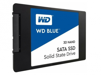 2.5" SATA SSD  250GB  WD Blue  (WDS250G2B0A) [R/W:550/525MB/s, 95/81K IOPS, 3D-NAND TLC BiCS3]
