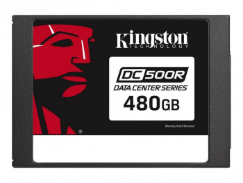 2.5" SATA SSD  480GB  Kingston DC500R Read-Centric "SEDC500R/480G" [R/W:555/500MB/s, 0.5 DWPD, PLP]