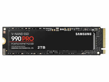 .M.2 NVMe SSD 2.0TB Samsung 990 PRO [PCIe 4.0 x4, R/W:7450/6900MB/s, 1400K/1550K IOPS, 1.2PB, 3DTLC]