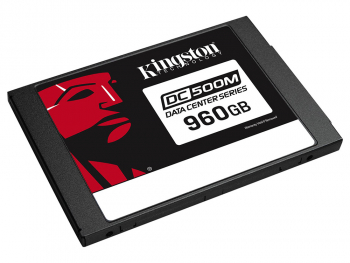 2.5" SATA SSD  960GB  Kingston DC500M Mixed-Use "SEDC500M/960G" [R/W:555/520MB/s, 1.3 DWPD, PLP]