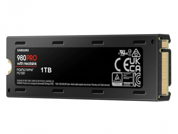 .M.2 NVMe SSD 1.0TB Samsung 980 PRO w/ Heatsink [PCIe 4.0 x4, R/W:7000/5000MB/s, PC&PS5® Compatible]