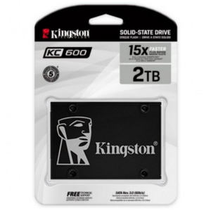 2.5" SATA SSD 2.0TB  Kingston KC600 [R/W:550/520MB/s, 90K/80K IOPS, SM2259, 3D NAND TLC]