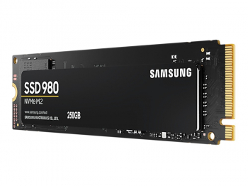.M.2 NVMe SSD    250GB Samsung  980 [PCIe 3.0 x4, R/W:2900/1300MB/s, 230/320K IOPS, Pablo, TLC]