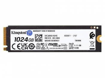 .M.2 NVMe SSD 1.0TB Kingston  KC3000 [PCIe 4.0 x4, R/W:7000/6000MB/s, 900/1000K IOPS, 3DTLC]