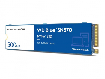 .M.2 NVMe SSD  500GB   WD  Blue SN570 [PCIe 3.0 x4, R/W:3500/2300MB/s, 360/390K IOPS, TLC BiCS5]