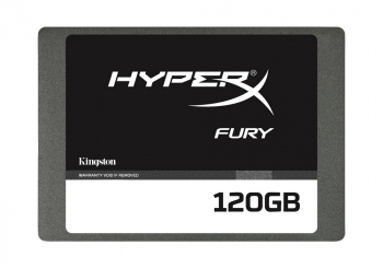 2.5" SATA SSD   120GB  Kingston HyperX  Fury 3D "KC-S44120-6F" [R/W:500/500MB/s, 3D NAND TLC]