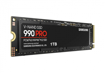 .M.2 NVMe SSD 1.0TB Samsung 990 PRO [PCIe 4.0 x4, R/W:7450/6900MB/s, 1200K/1550K IOPS, 600TB, 3DTLC]
