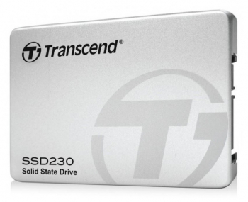 2.5" SATA SSD  256GB   Transcend "SSD230" [R/W:560/520MB/s, 65/85K IOPS, SM2258, 3D NAND TLC]
