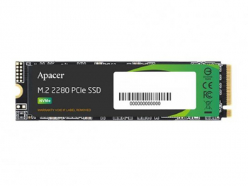 .M.2 NVMe SSD    512GB Apacer  AS2280P4X [PCIe 3.0 x4, R/W:2100/1700MB/s, 530/420K IOPS,350TB,3DTLC]