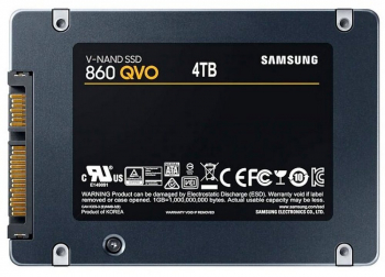 2.5" SATA SSD 4.0TB Samsung  870  QVO "MZ-77Q4T0BW" [R/W:560/530MB/s, 98/88K IOPS, MJX, 4bit MLC]