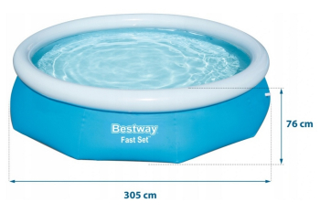 Swimming Pool Bestway Fast Set 57341 / 305 x 76 cm