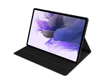 Book Cover Tab S7+ / S7 FE (T730), Black