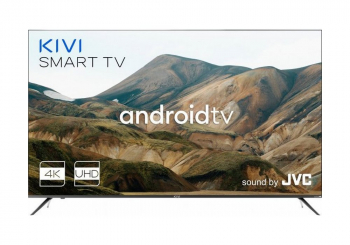 65" LED SMART TV KIVI 65U740LB, Real 4K, 3840x2160, Android TV, Black
