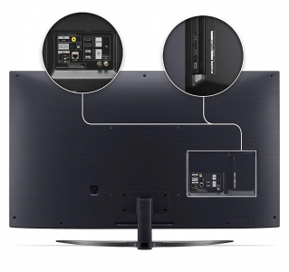 49" LED TV LG 49NANO866NA, Black (3840x2160 UHD, SMART TV, PMI 3200Hz, DVB-T/T2/C/S2)
