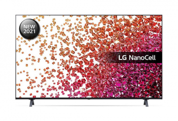 65" LED TV LG 65NANO756PA, Black (3840x2160 UHD, SMART TV, DVB-T/T2/C/S2)