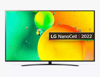 65" LED SMART TV LG 65NANO766QA, Nanocell, 3840 x 2160, webOS, Black