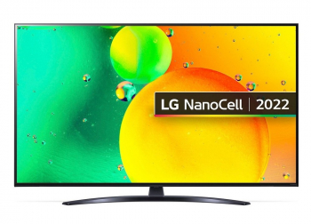 55" LED SMART TV LG 55NANO766QA, Nanocell, 3840 x 2160, webOS, Black