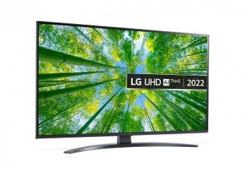 43" LED SMART TV LG 43UQ81006LB, Real 4K, 3840 x 2160, webOS, Black