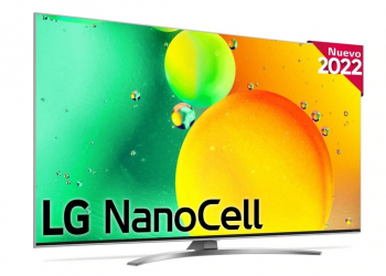 55" LED SMART TV LG 55NANO786QA,  Nanocell, 3840 x 2160, webOS, Gray