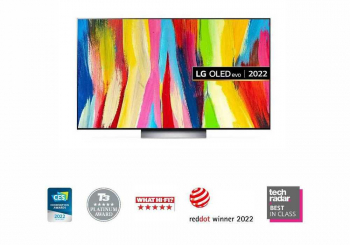 55" OLED SMART TV LG OLED55C24LA, Perfect Black, 3840 x 2160, webOS, Black 