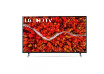 43" LED TV LG 43UP80006LA, Black (3840x2160 UHD, SMART TV, DVB-T2/C/S2)