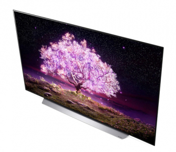 55" OLED TV LG OLED55C1RLA, Black (3840x2160 UHD, SMART TV, DVB-T2/C/S2)