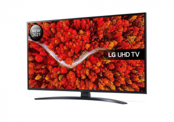 82" LED TV LG 82UP81006LA, Black (3840x2160 UHD, SMART TV, DVB-T2/C/S2)