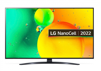 50" LED SMART TV LG 50NANO766QA, Nanocell, 3840 x 2160, webOS, Black