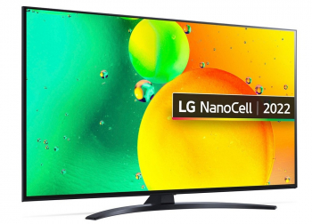 55" LED SMART TV LG 55NANO766QA, Nanocell, 3840 x 2160, webOS, Black