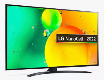 65" LED SMART TV LG 65NANO766QA, Nanocell, 3840 x 2160, webOS, Black