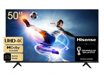 50" LED SMART TV Hisense 50A6BG, Real 4K, 3840x2160, VIDAA OS, Black